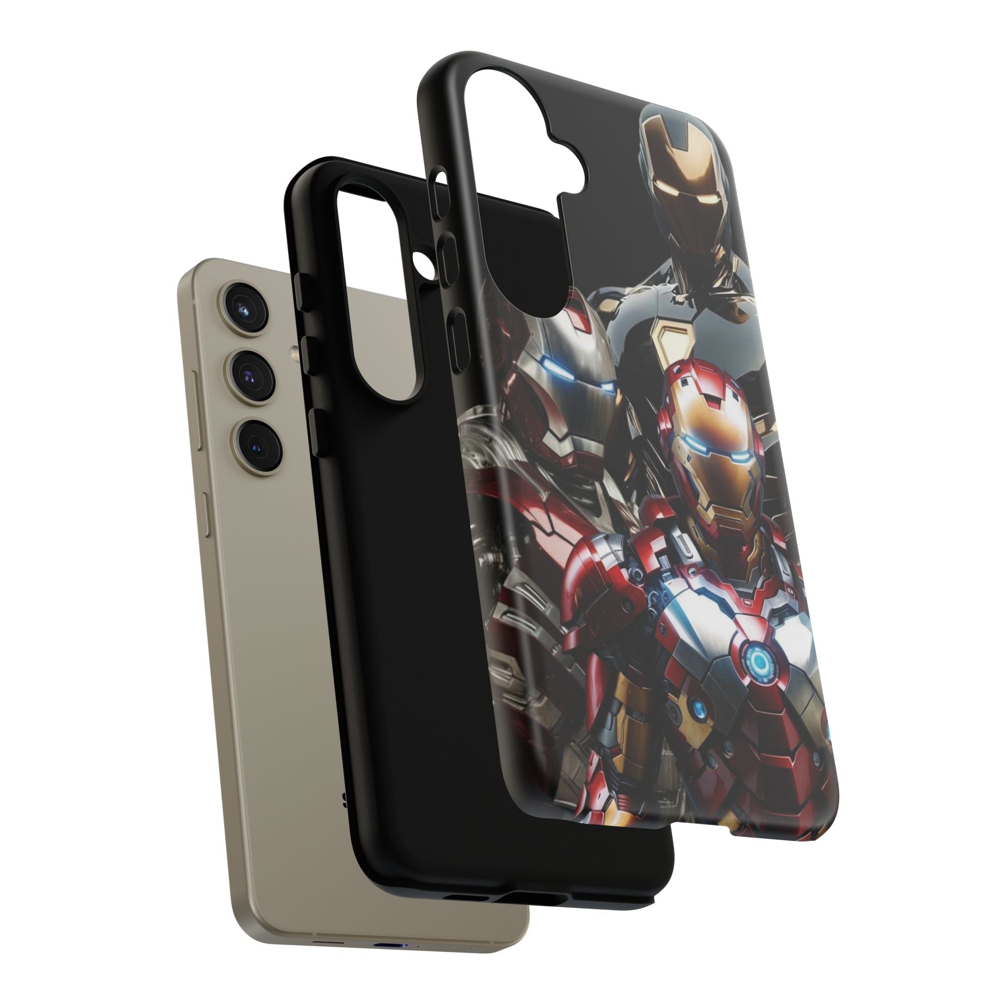 Iron Man Tough Phone Case for iPhone, Galaxy, or Google Pixel