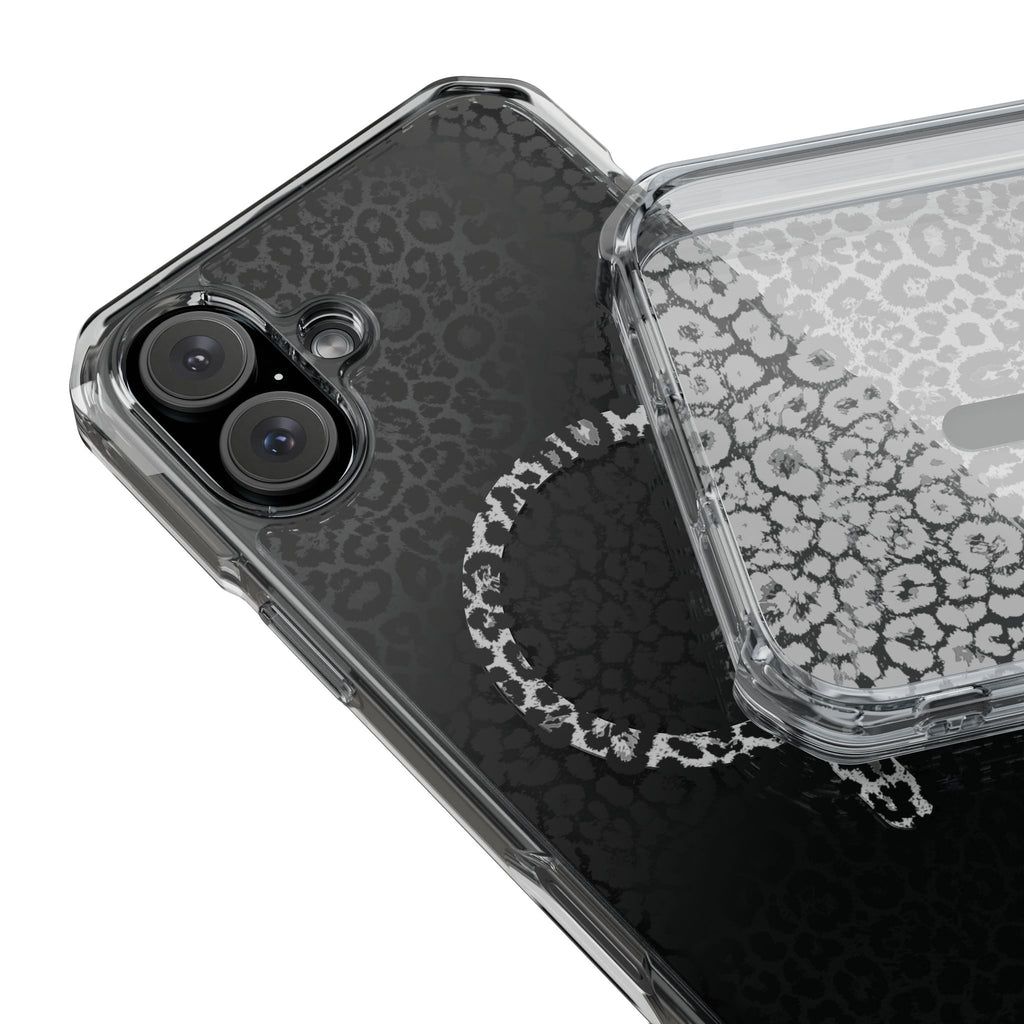 Leopard Magnetic iPhone 14, 15, 16 Series Clear Impact Cases