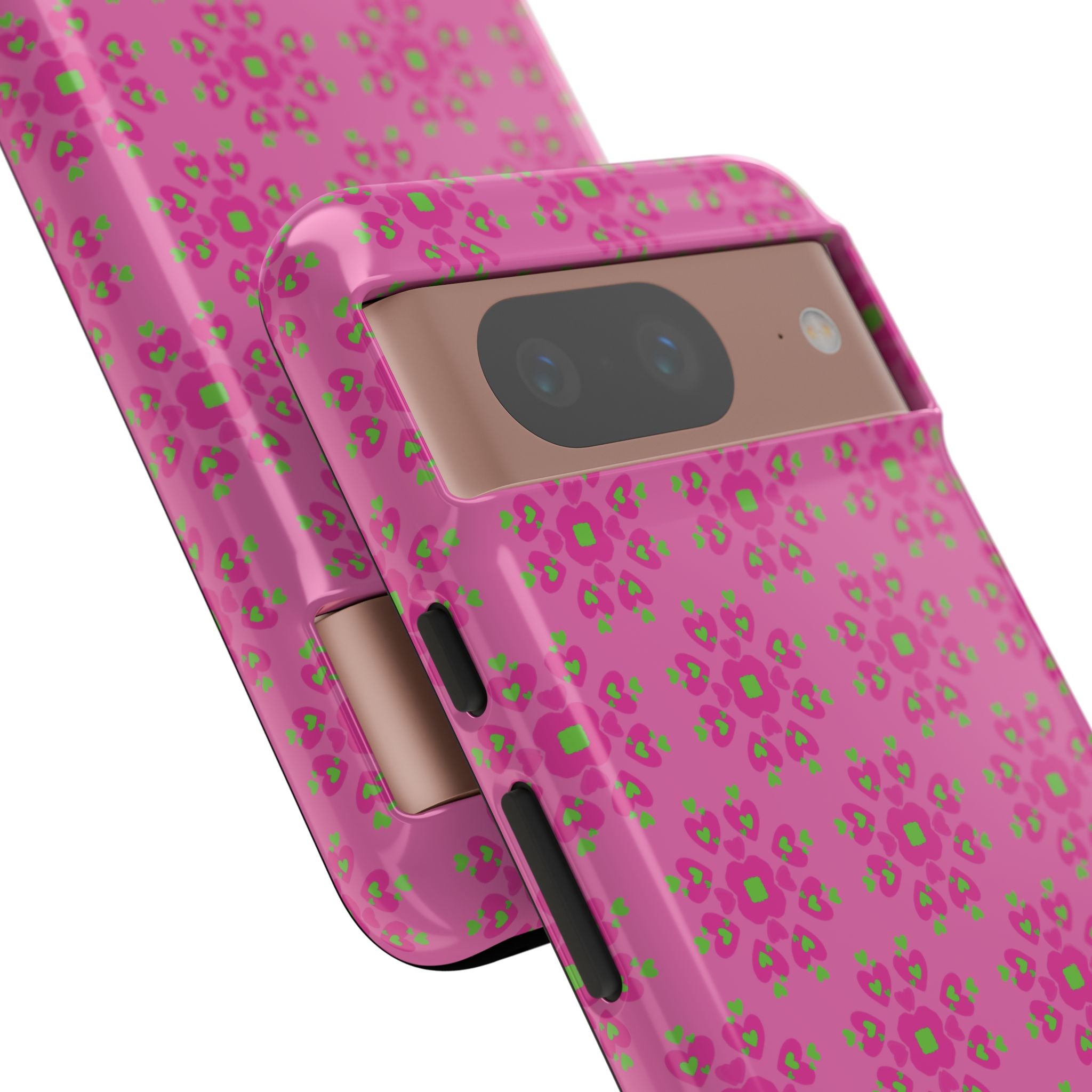 Floresta Heart Pink Tough Phone Case iPhone, Galaxy, or Google Pixel