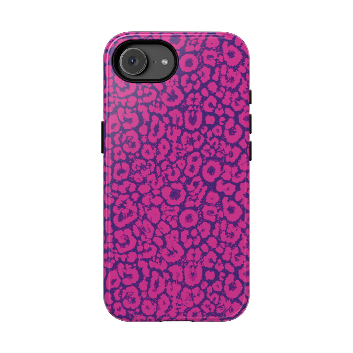Pink Purple Leopard Tough Phone Case iPhone, Galaxy and Google Pixel
