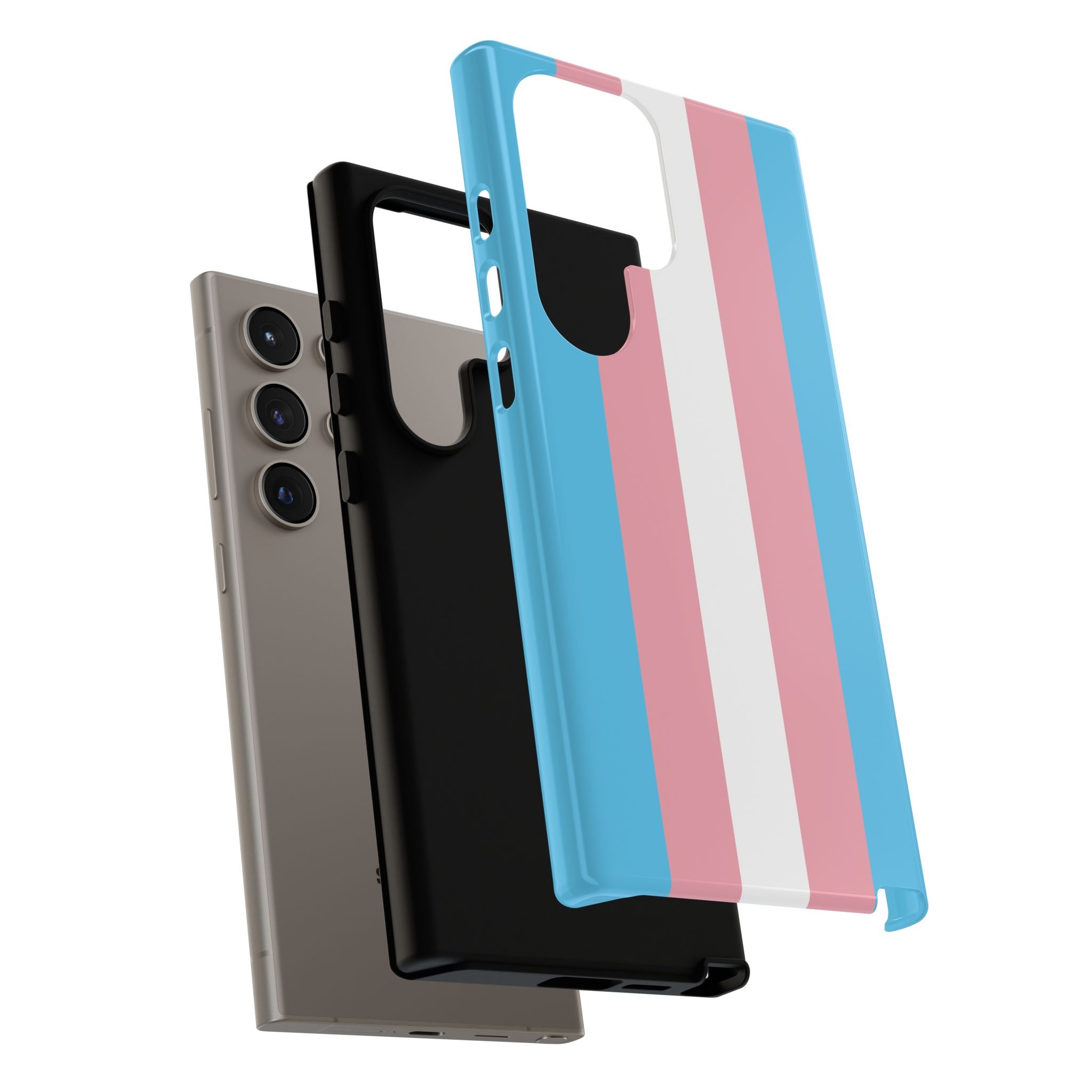 Trans Colors Tough Phone Case for iPhone, Galaxy, or Google Pixel