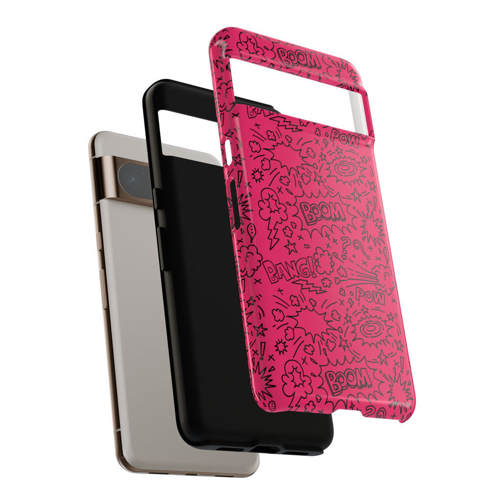 Boom Wow Tough Case for iPhone, Galaxy, or Google Pixel