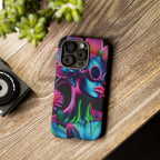 Neon Androgen Cactus Flower Tough Phone Case for iPhone, Galaxy, or Google Pixel