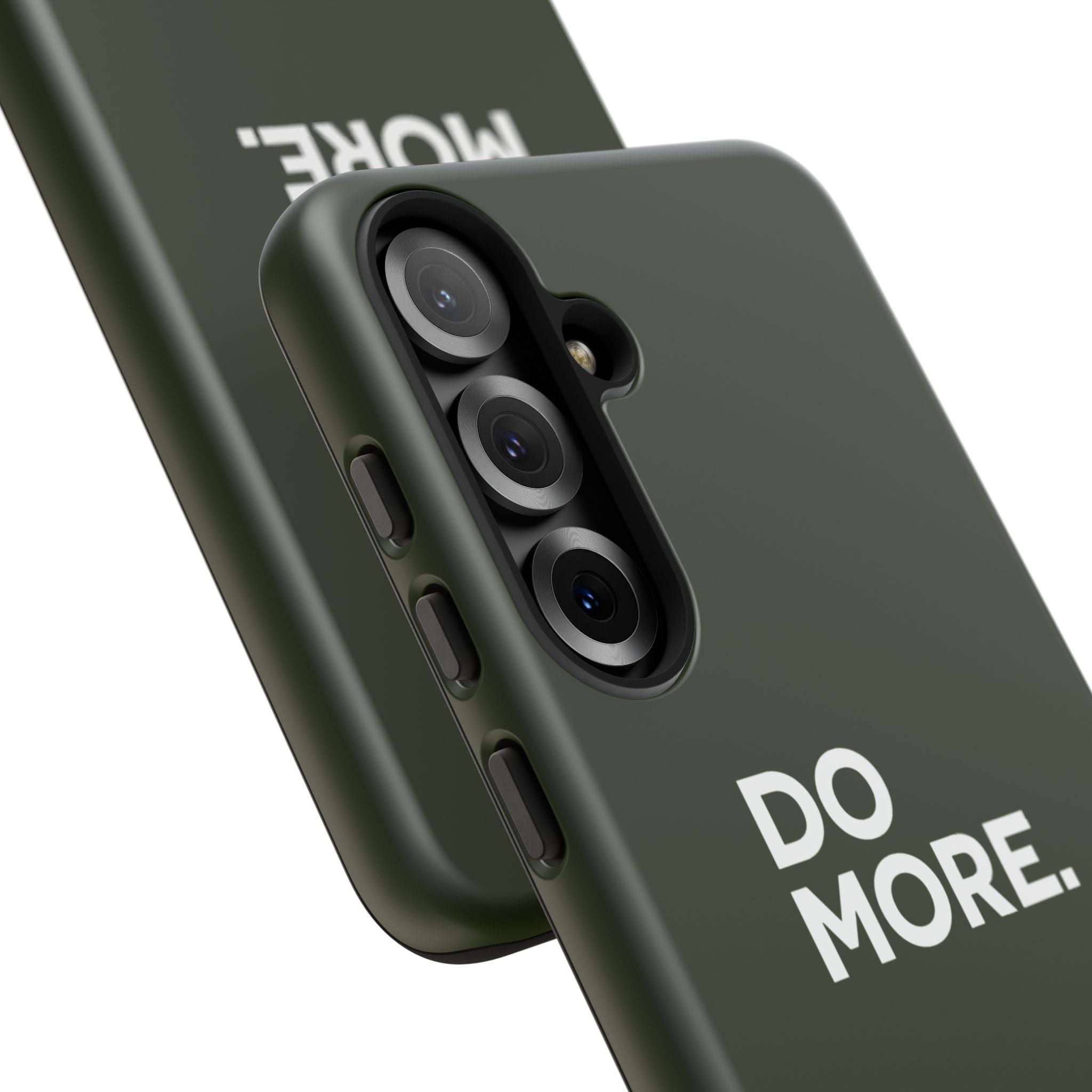 Olive Green Do More Tough Phone Case for iPhone, Galaxy, or Google Pixel
