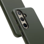 Olive Green Tough Phone Case for iPhone, Galaxy and Google Pixel