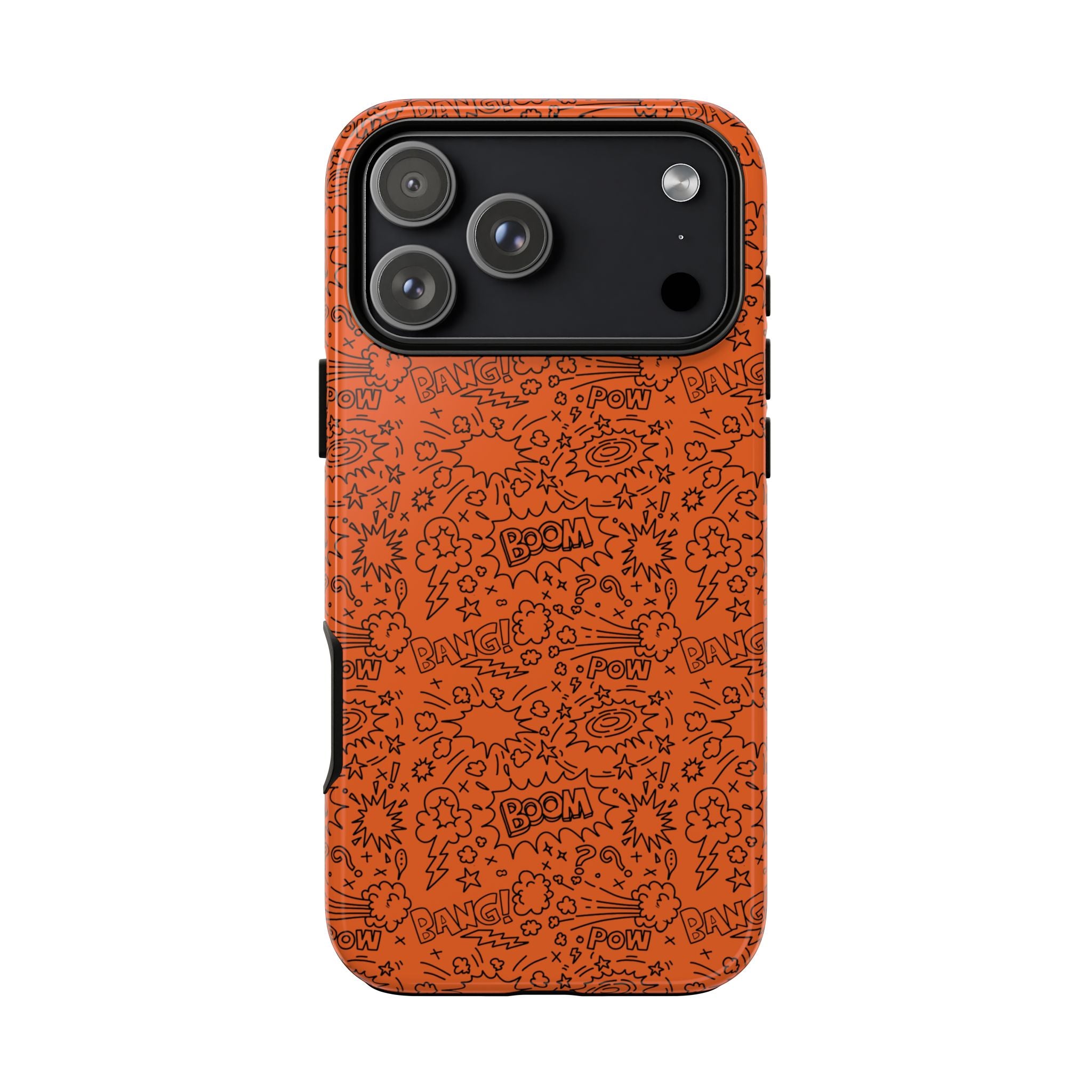 Wow Orange Tough Case for iPhone, Galaxy, or Google Pixel