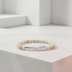 FAITH Natural Stone Stretch Bar Bracelet