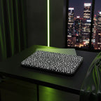 Black and White Leopard Print 13" Laptop Sleeve